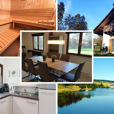 Seepark Kirchheim Ferienhaus Bei Zeta Mit Sauna Экстерьер фото