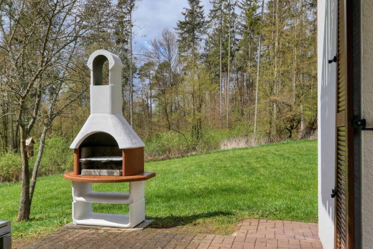 Seepark Kirchheim Ferienhaus Bei Zeta Mit Sauna Экстерьер фото