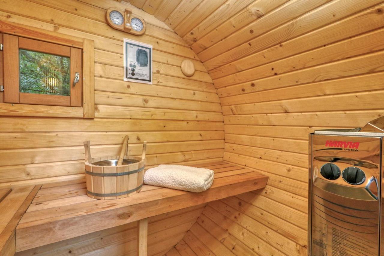 Seepark Kirchheim Ferienhaus Bei Zeta Mit Sauna Экстерьер фото